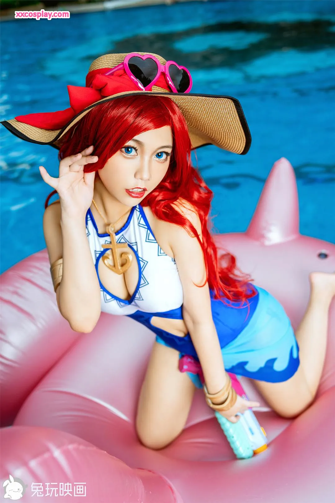 ทูว่านหยิงฮัว อาเรียล: เจ้าหญิงเงือกน้อย ชุดว่ายน้ำสระว่ายน้ำ